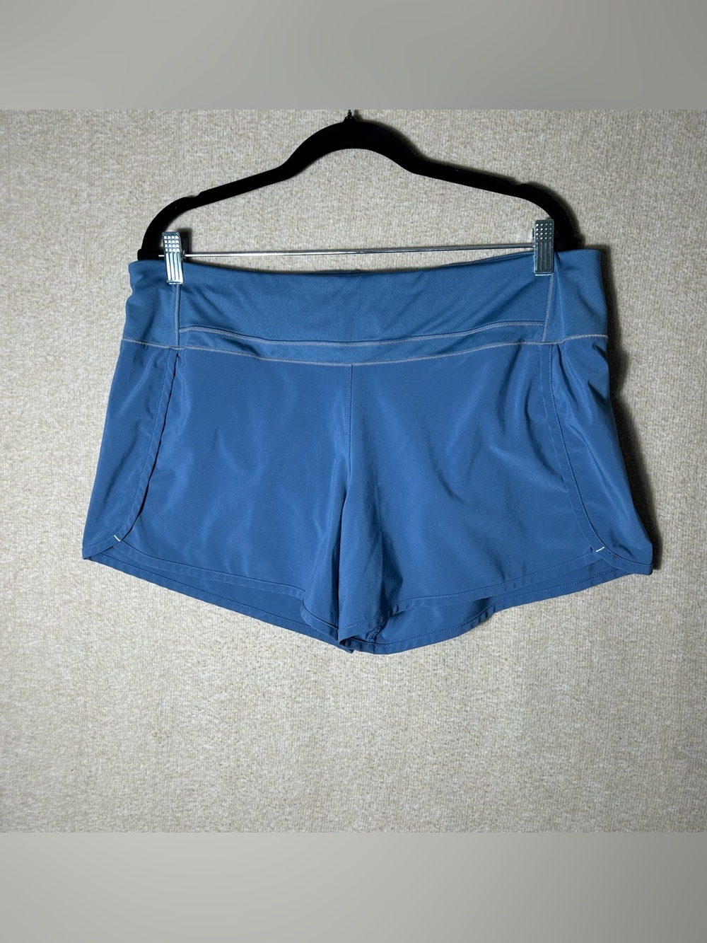 Free Fly Shorts Womens XL Blue Athletic Activewear Stretch Running‎ Exercise